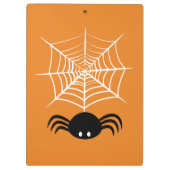 Halloween Spider Web Klemmbrett (Rückseite)