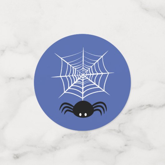 Halloween Spider Web Konfetti (Klein Vorderseite)