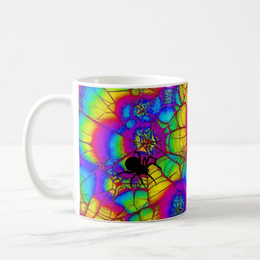 Halloween Spider Web Krawatte Die Holiday Tasse (Links)