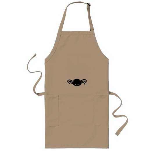 Halloween Spider Web Lange Schürze (Vorne)