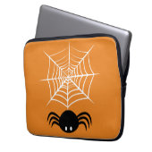 Halloween Spider Web Laptopschutzhülle (Vorderseite Links)
