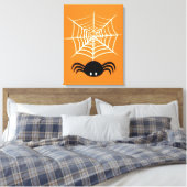 Halloween Spider Web Leinwanddruck (Insitu (Schlafzimmer))