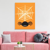 Halloween Spider Web Leinwanddruck (Insitu (Wohnzimmer))