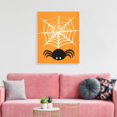Halloween Spider Web Leinwanddruck (Insitu (Wohnzimmer))