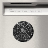 Halloween Spider Web Magnet (In Situ (Geschirrspüler))