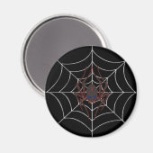 Halloween Spider Web Magnet (Vorderseite/Rückseite)