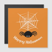 Halloween Spider Web Magnetkarte (Vorne/Hinten)