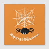 Halloween Spider Web Magnetkarte (Vorderseite)