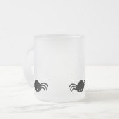 Halloween Spider Web Mattglastasse (Vorderseite Links)