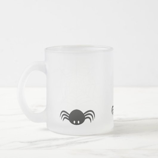 Halloween Spider Web Mattglastasse (Links)