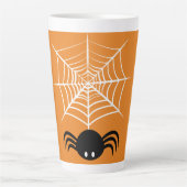 Halloween Spider Web Milchtasse (Vorderseite)