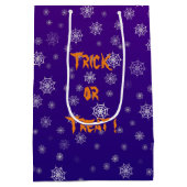Halloween Spider Web Mittlere Geschenktüte (Rückseite)