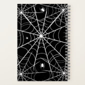 Halloween Spider Web Notizblock (Rückseite)