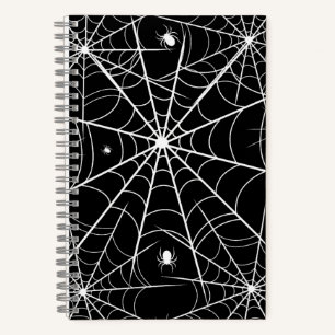 Halloween Spider Web Notizblock