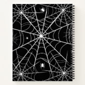 Halloween Spider Web Notizblock (Rückseite)