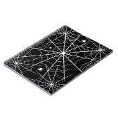 Halloween Spider Web Notizblock (Linke Seite)