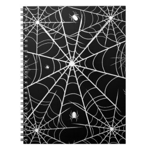 Halloween Spider Web Notizblock