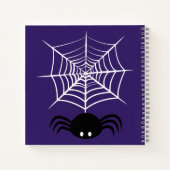 Halloween Spider Web Notizblock (Rückseite)