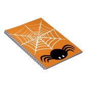 Halloween Spider Web Notizblock (Rechte Seite)