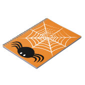 Halloween Spider Web Notizblock (Linke Seite)