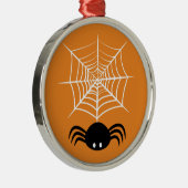 Halloween Spider Web Ornament Aus Metall (Rechts)