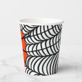 Halloween Spider Web Paper Cups Pappbecher (Rückseite)