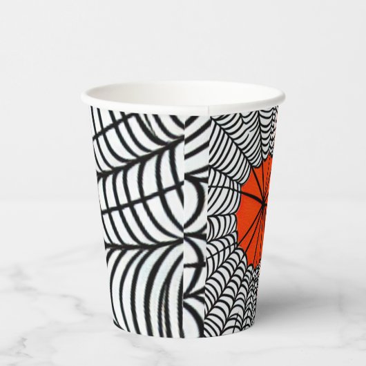 Halloween Spider Web Paper Cups Pappbecher (Rechts)