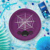 Halloween Spider Web Pappteller (Party)