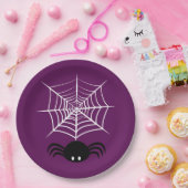 Halloween Spider Web Pappteller (Party)