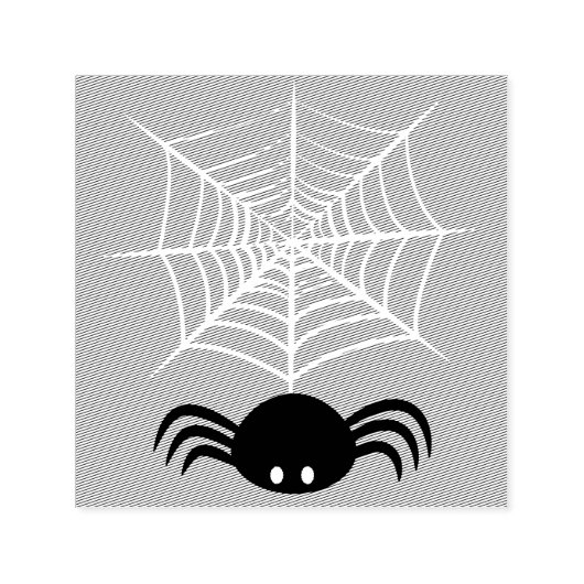 Halloween Spider Web Permastempel (Design)