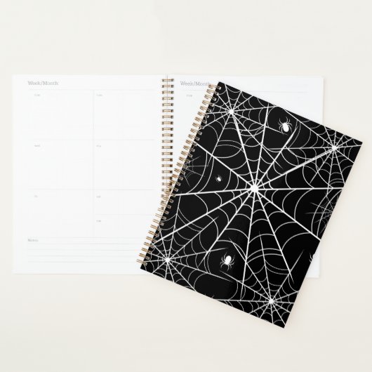 Halloween Spider Web Planer (Anzeige)