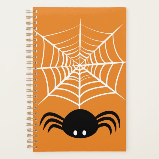 Halloween Spider Web Planer (Vorderseite)