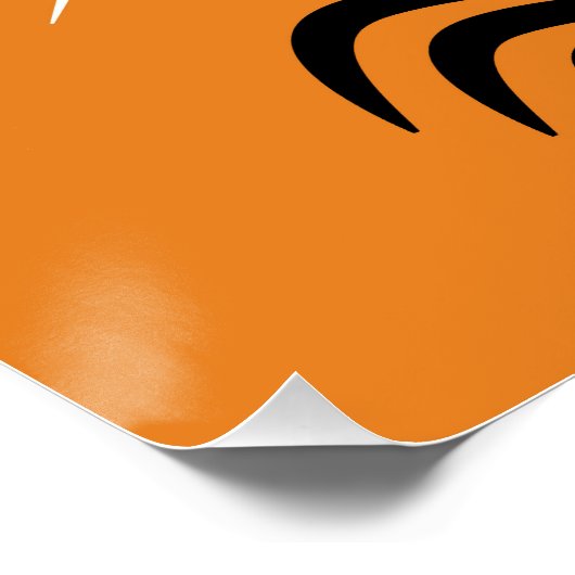 Halloween Spider Web Poster (Ecke)