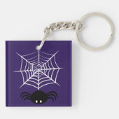 Halloween Spider Web Schlüsselanhänger (Rückseite)