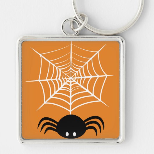 Halloween Spider Web Schlüsselanhänger (Vorne)