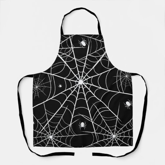 Halloween Spider Web Schürze (Vorderseite)