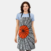 Halloween Spider Web Schürze (Getragen)