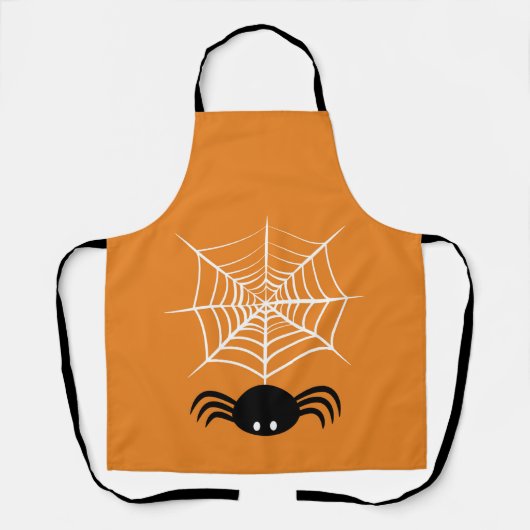 Halloween Spider Web Schürze (Vorderseite)