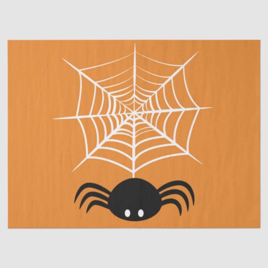 Halloween Spider Web Seidenpapier (Vorderseite)