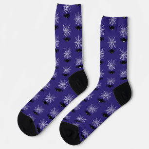 Halloween Spider Web Socken