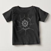 Halloween Spider Web Spooky Beängstigend Whimsical Baby T-shirt (Vorderseite)