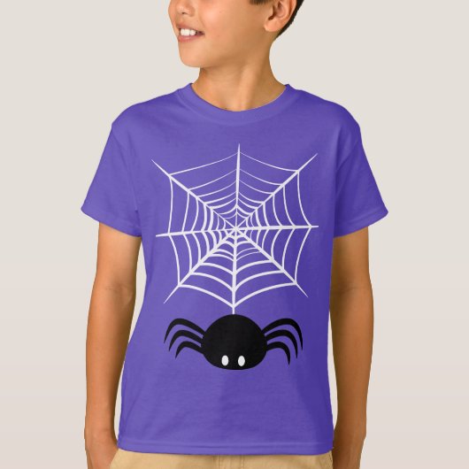 Halloween Spider Web T-Shirt (Vorderseite)
