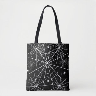 Halloween Spider Web Tasche