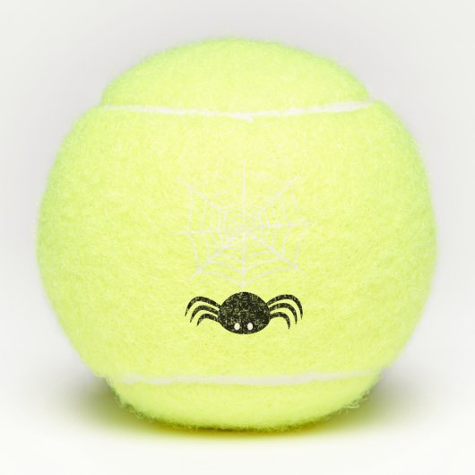 Halloween Spider Web Tennisbälle (Vorderseite)