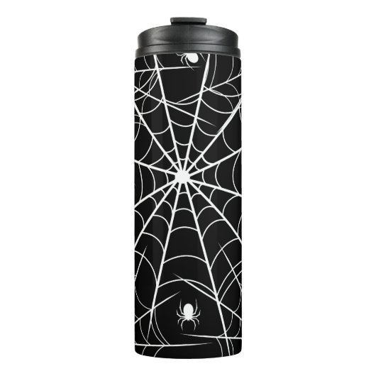 Halloween Spider Web Thermosbecher (Vorderseite)