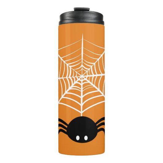 Halloween Spider Web Thermosbecher (Vorderseite)