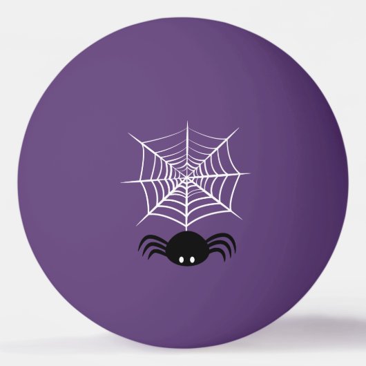 Halloween Spider Web Tischtennisball (Vorderseite)