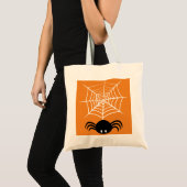 Halloween Spider Web Tragetasche (Vorderseite (Produkt))