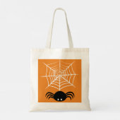 Halloween Spider Web Tragetasche (Rückseite)