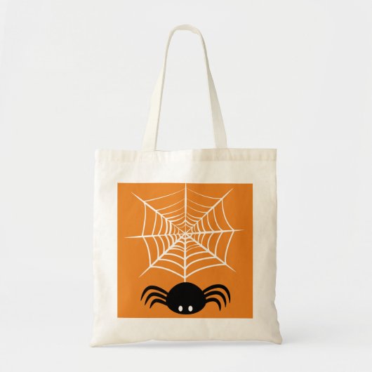 Halloween Spider Web Tragetasche (Vorne)